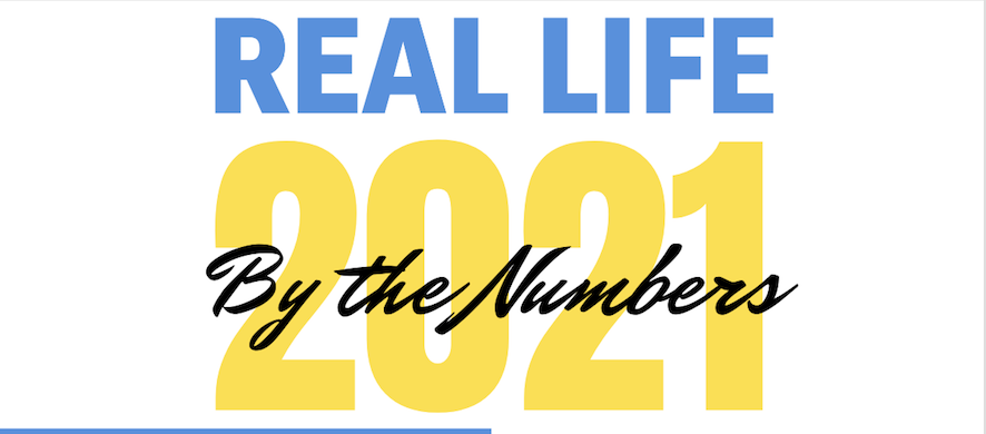 REAL LIFE By the Numbers 2021